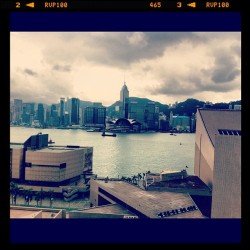 View from our room!!! In front of Victoria harbour (Taken with