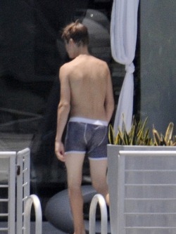 Bieber’s backside. You know, in case you’re into