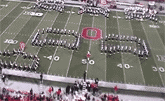  The Ohio State University Marching Band is living up to their