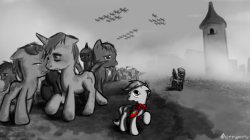 celestiawept:  tetrapony:  This commission finnaly is done, Sad