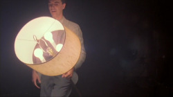 maddsmcgee:  David Byrne dancing with a lamp during “This Must