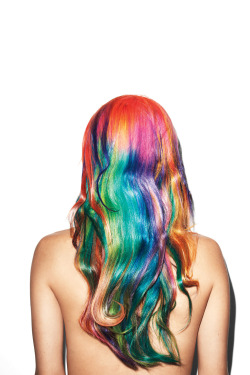 paddle8:  Terry Richardson, Girl with Rainbow Hair, 2012, photograph,