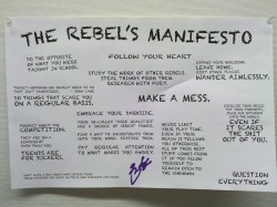 creativemornings:  The Rebel’s Manifesto
