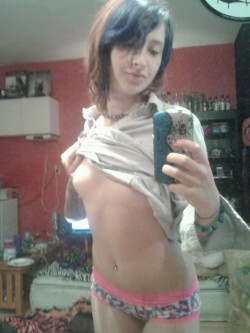lover13stars:  Topless me yay ^_^ follow me for more boobs and also lots of weed 