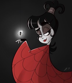psicoyote:  Lydia form  the beetlejuice  cartoon   Btw Comisiones are still open 