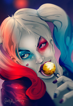 herochan:  Harley Quinn (Suicide Squad) Created by Leigh Jeffery   