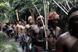 Lalomutantgaaang:  America-Wakiewakie:  Brazil: Munduruku People Kick Miners Off