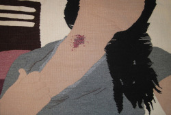 Funthetrap:  Sovietcafe:   Erin Riley’s Taboo Tapestry Philadelphia Based Fiber