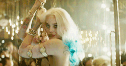 mjwatson:  spooky-lune:  Parallels: Suicide Squad + Birds of Prey  bonus:  i don’t think this was OP’s intention with this GIF set but wow you can literally see comparisons about how it’s male gaze vs a woman doing what she wants in these. 