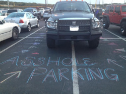 datagoddess:  This is a good reason to always carry sidewalk chalk in the car. 