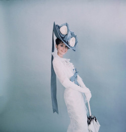 Audreyandmarilyn:  Audrey Hepburn Photographed By Cecil Beaton In A Promotional Shot