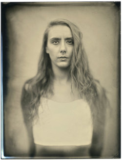 Lady in a Bustier Tintype PhotographWhole Plate (8.5x6.5 inch) tintype of me by Ed Ross.