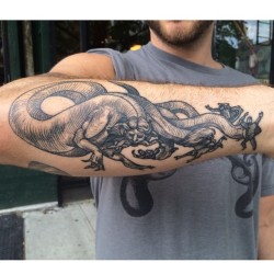 coilbuzz:  From rachelhauer’s instagram: “Healed! More on Dave’s odyssey arm! Based off another older image!” – http://ift.tt/1JEAUPx