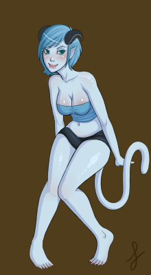 kittenofdarkness:  I kinda got a thing for snakebites.. so it just makes her so much more cute &lt;3 Liefje