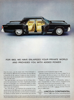 chromjuwelen:  1963 Lincoln Continental Sedan