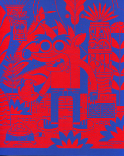 jessetise:  Wumpa Fruit - a single layer screen print on colored