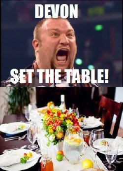 22greenalfs:  This is how I imagine the Dudley Boyz spending their Thanksgiving.