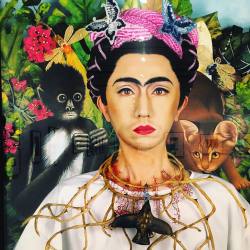 An inner dialogue with Frida Kahlo  #yasumasamorimura #fridakahlo #sfmoma  (at SFMOMA San Francisco Museum of Modern Art)