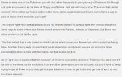 http://attackofthefanboy.com/guides/pokemon-go-guide-which-eeveelution-will-your-eevee-evolve-into/