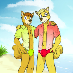 Felix and Jeremy taking a Father’s Day beach trip to Rhapsody Island.  This picture was taken several years after the ‘Load-Off Incident’, when Jeremy set his self-destructive son, Felix, up as a ‘load-boy’ to scare him into cleaning up his