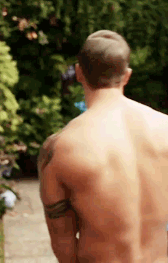 famousmeat:  Dan Osborne strips off for the Naked Pool Jump Challenge
