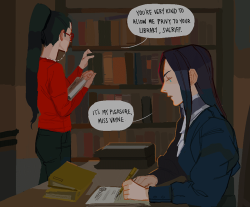 suqling:  It’s time to find a better hiding place, Cait. (stitched version) Halfway during production, a very perceptive anhdang and sesamedi commented that the rolled magazine in panel 3 looked like something more adult.. so here I created the alternate