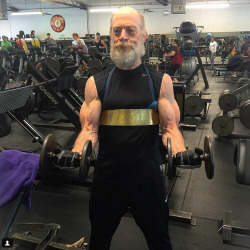 guts-and-uppercuts:  61-year-old JK Simmons getting ripped in order to play Commissioner Gordon in the upcoming “Justice League” movie.