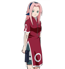flirt-suke:  I just wanted to point out that Sarada has:-Sakura’s outfit when she was a genin-Sasuke’s arm guards in shippuden-Sasuke’s shorts basically from when he was a genin-Sakura’s color of padding on the outside of her shorts-Sasuke’s