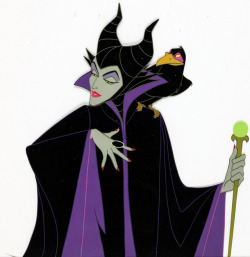 gameraboy:Maleficent animation cel from  Sleeping Beauty (1959)