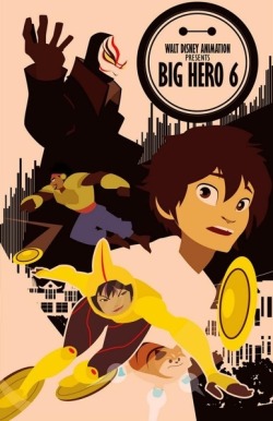 disneysbighero6-bh6:  I made a Gogo Tomago centric movie poster of @DisneysBigHero6 #BH6 #BigHero6 #disney #Marvel courtesy of Anthony Vu