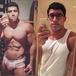 collegekiddswagga:  phat-booty-addict:  fuckstevepena:  He’s NAKED! NYC Stud Fitter knitter   He is sexy as fuck  I wanta fuck him!!!!