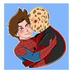 I really love your art and how you draw Peter and Wade so I wanted to draw this for you to show my appreciation!!(the-italian-pasta)HELLO?? THANKS FOR THE HEART ATTACK OF CUTENESS, I’LL SEND YOU MY FUNERAL BILL