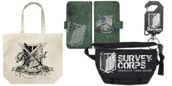 snkmerchandise: News: COSPA SnK Survey Corps Merchandise Original Release Date: July 2017Retail Price: Various (See below) COSPA will be releasing a series of SnK-related merchandise, focusing on the Survey Corps and its call to “Dedicate Your Heart!”