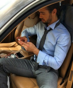 suitman89:  So hot… The popped collar,