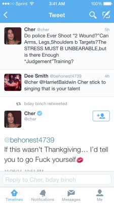 drewster321:  trueclit:  CHER WENT IN  She is a gift to this country. I love her so much.