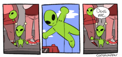 officialfist: carrotchipper:  There was an alien festival this weekend.  Happy birthday to my favorite comic in the world 