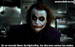 Joker y sus palabras sinceras