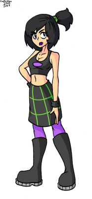 Sam Manson from Danny Phantom. Probably one of my first cartoon crushes. I actually wanted to be goth because of her. 
