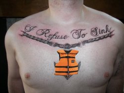 third-round-charm:  Dear Tumblr,Perhaps you don’t know the only fucking thing an anchor is designed to do. Just to be safe, I’ve fixed your tattoos for you. - Craig 