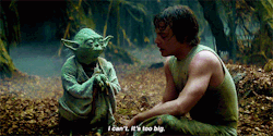 black-nata:  out of context this looks like yoda is a pimp with his lil pimp cane trying to train luke streetwalker– uh i mean skywalker– into hoedom 