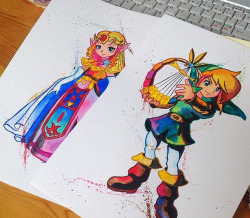 nintendocafe:Art inspired by the The Legend