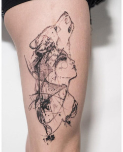tattoocircle:  Source: mowgli_artist | #tattoo #tattoos #tats #tattoolove #tattooed #tattoist #tattooart #tattooink #tattoomagazine #tattoostyle #inked #ink #inkedup #inkedlife #inkaddict #art #instaart #instagood #lifestyle #tattoocircle 