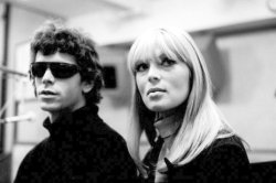 Una-Lady-Italiana:  Lou Reed And Nico At Scepter Studios During The Recording Of