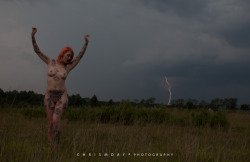 chrismday:  CHRISMDAY (Facebook) | Scarlett Storm While shooting with Scarlett the weather suddenly changed.  I only had a few minutes to adjust to be able to capture the lightning.  Not having a tripod handy this shot was handheld.  Big thumbs up