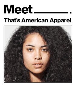 Americanapparel:  That’s American Apparel.     I Wonder How Many Of These Girls
