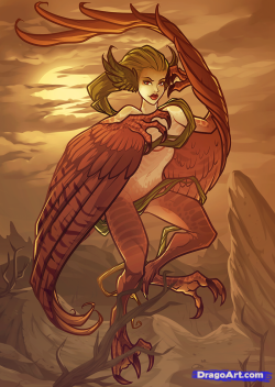 Ooh, a lovely harpy i&rsquo;ve not seen in my travels. &lt;3