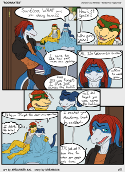 furrr166:  Roommates Arc 1 Page 3/3 Art by