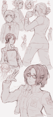 angerliz:  lady-knights:  feeling kinda crap today so took a break from work to draw some shingeki  #(today in nonsense AU ideas: the one where everyone is part of a larping group) ohhhh godddddd 