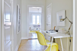PLANETE DECO a homes worldLes petites surfaces du jour : hissez le jaune!