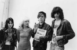 Thesheriffsgirl:  My Favorite Woman Joan Jett With Debbie Harry Joey Ramone And David